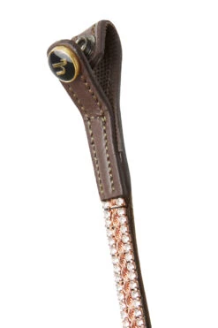 Horze Nancy Stirnriemen Mit Kristallen Und Flechtdetail -Cavallo Verkäufe 10170 BR RGO 2