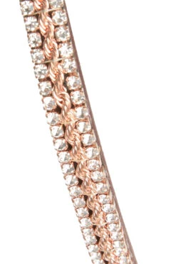 Horze Nancy Stirnriemen Mit Kristallen Und Flechtdetail -Cavallo Verkäufe 10170 BR RGO 3