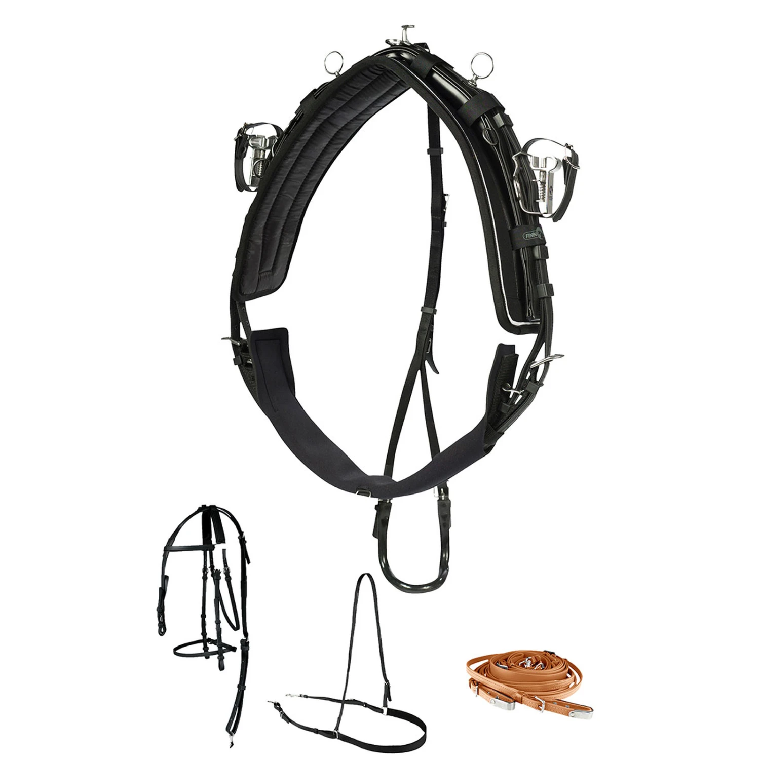 Finntack QH Geschirr Pro, Beta Synthetik, Komplett 2 Finntack QH Geschirr Pro, Beta Synthetik, Komplett – Bild 2