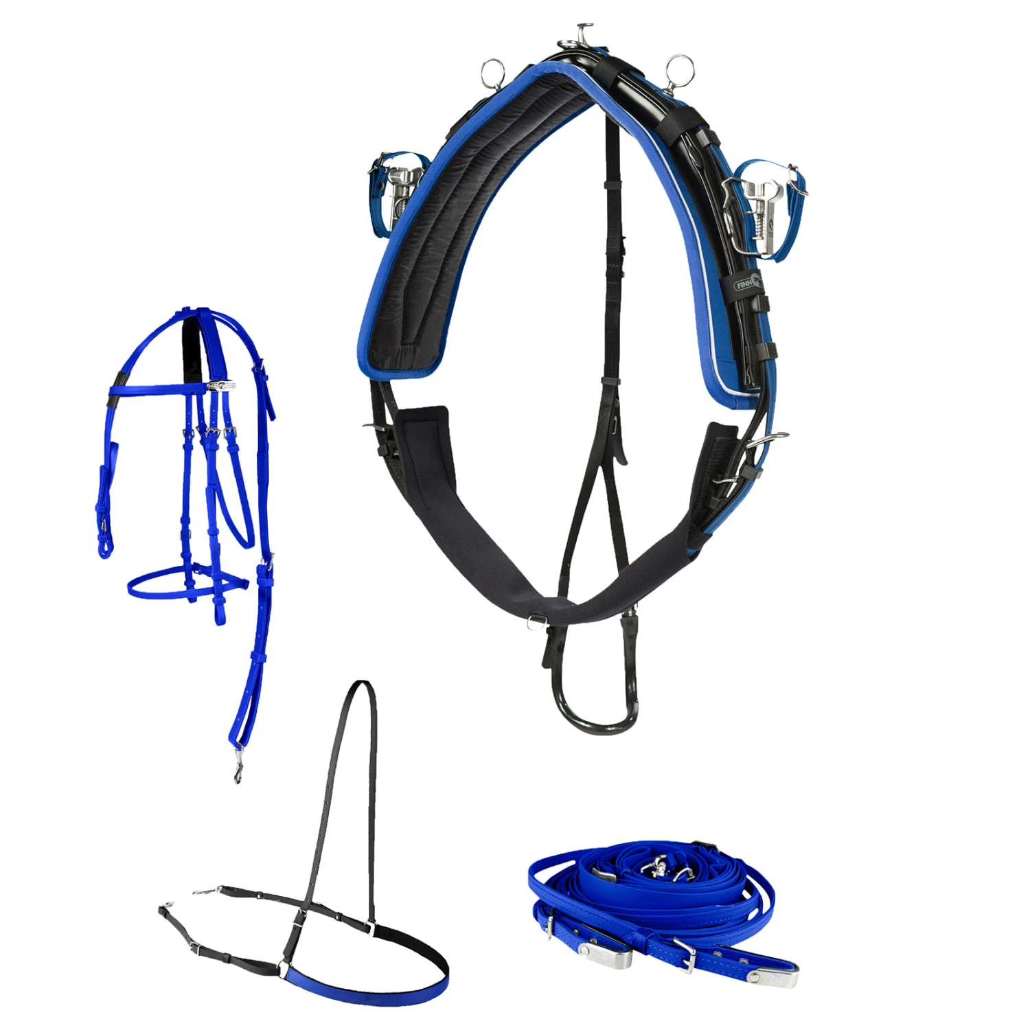 Finntack QH Geschirr Pro, Beta Synthetik, Komplett 1 Finntack QH Geschirr Pro, Beta Synthetik, Komplett