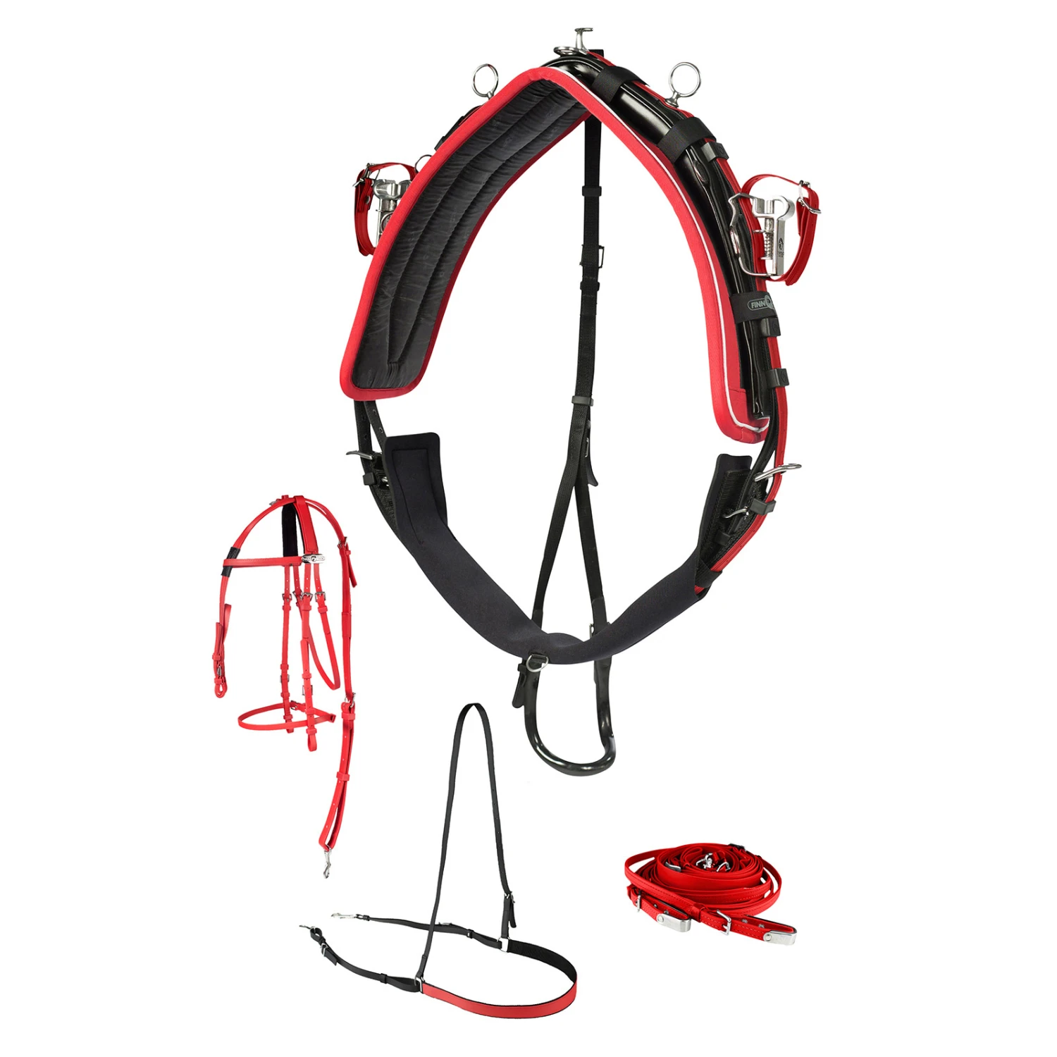 Finntack QH Geschirr Pro, Beta Synthetik, Komplett 3 Finntack QH Geschirr Pro, Beta Synthetik, Komplett – Bild 3