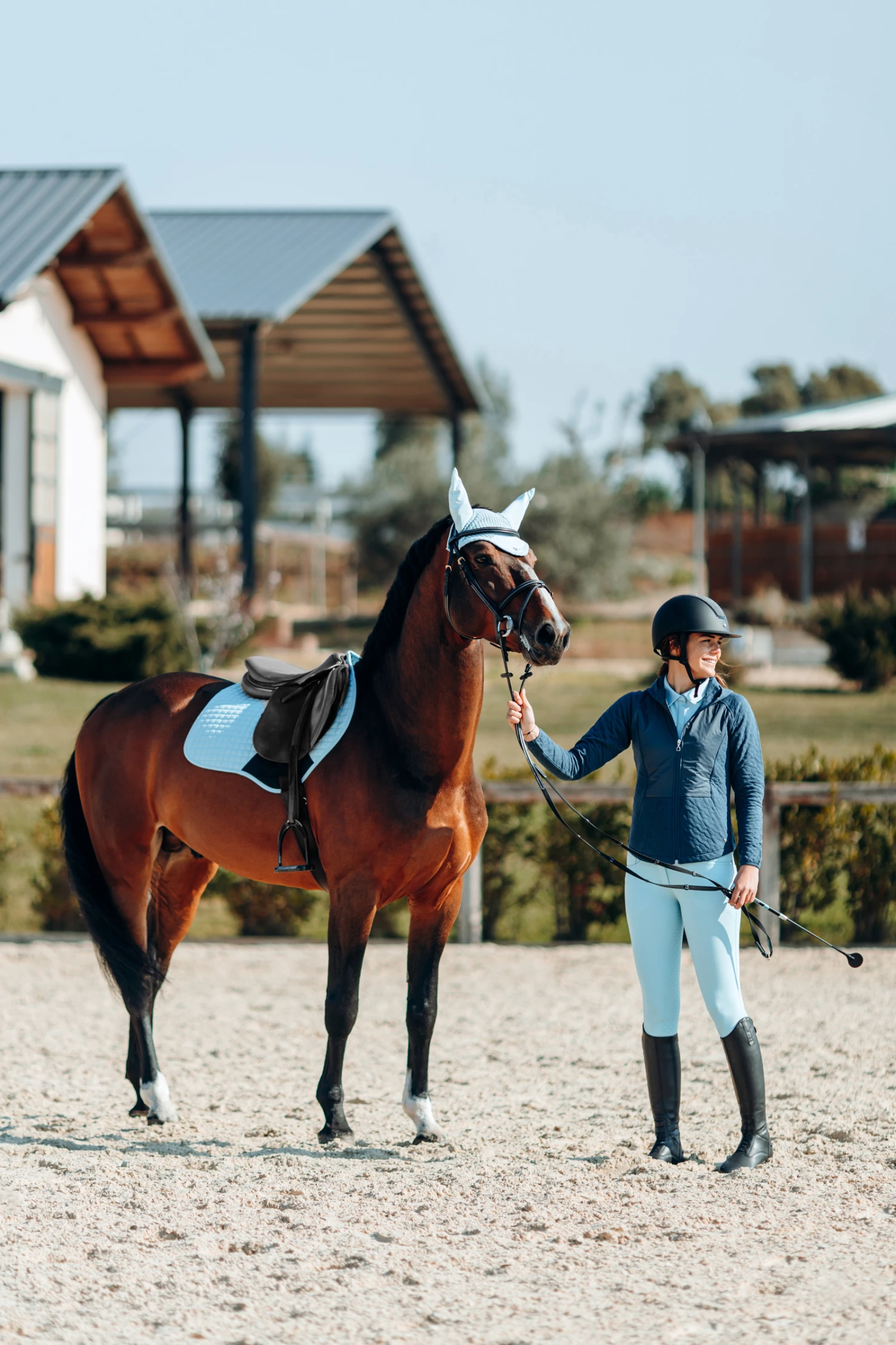 Horze Kühlende Fliegenhaube 4 Horze Kühlende Fliegenhaube – Bild 4