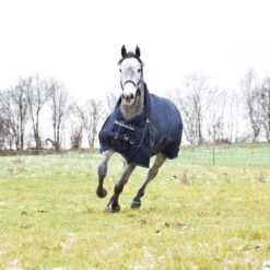 Horze Avalanche 1200D Regendecke Mit Hohem Hals Und Fleecefütterung -Cavallo Verkäufe 24017 PDB 4