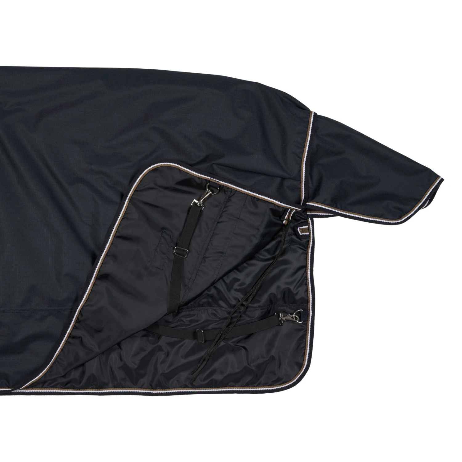 Horze Glasgow Pony Regendecke Mit Halsteil, 100g 2 Horze Glasgow Pony Regendecke Mit Halsteil, 100g – Bild 2