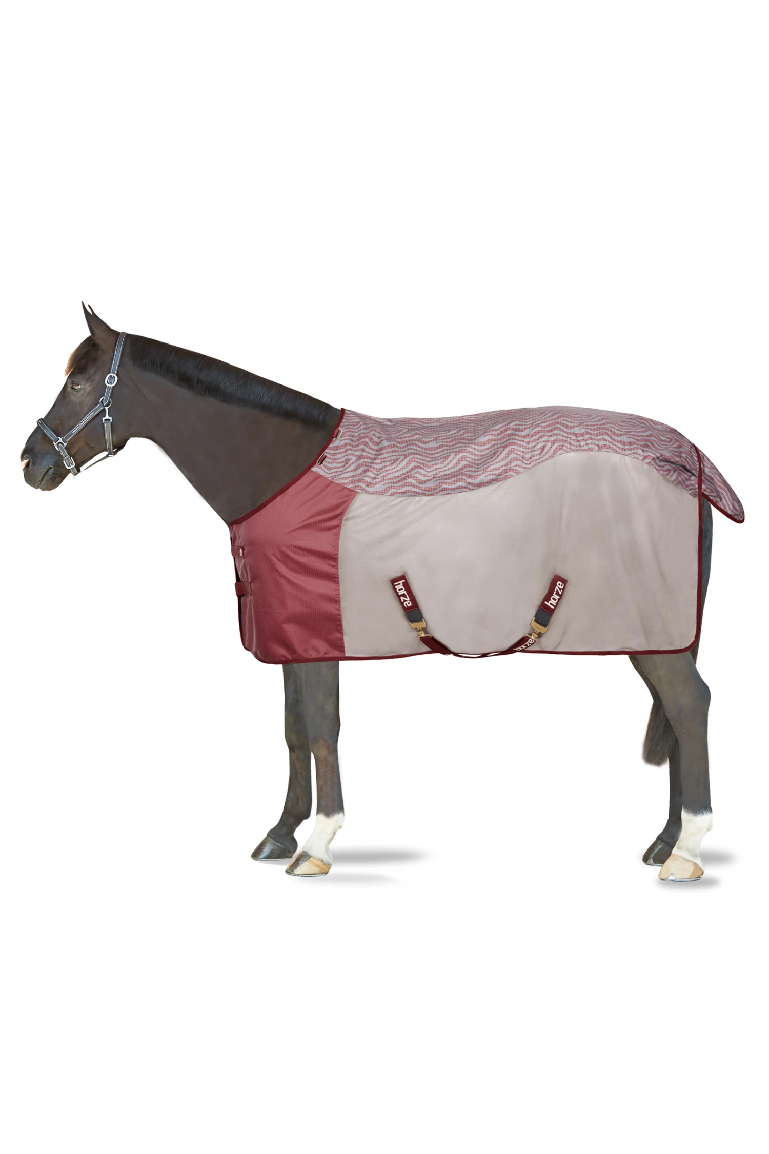 Horze Kenya Leichte Mesh Weidedecke Mit Abnehmbarem Halsteil 2 Horze Kenya Leichte Mesh Weidedecke Mit Abnehmbarem Halsteil – Bild 2