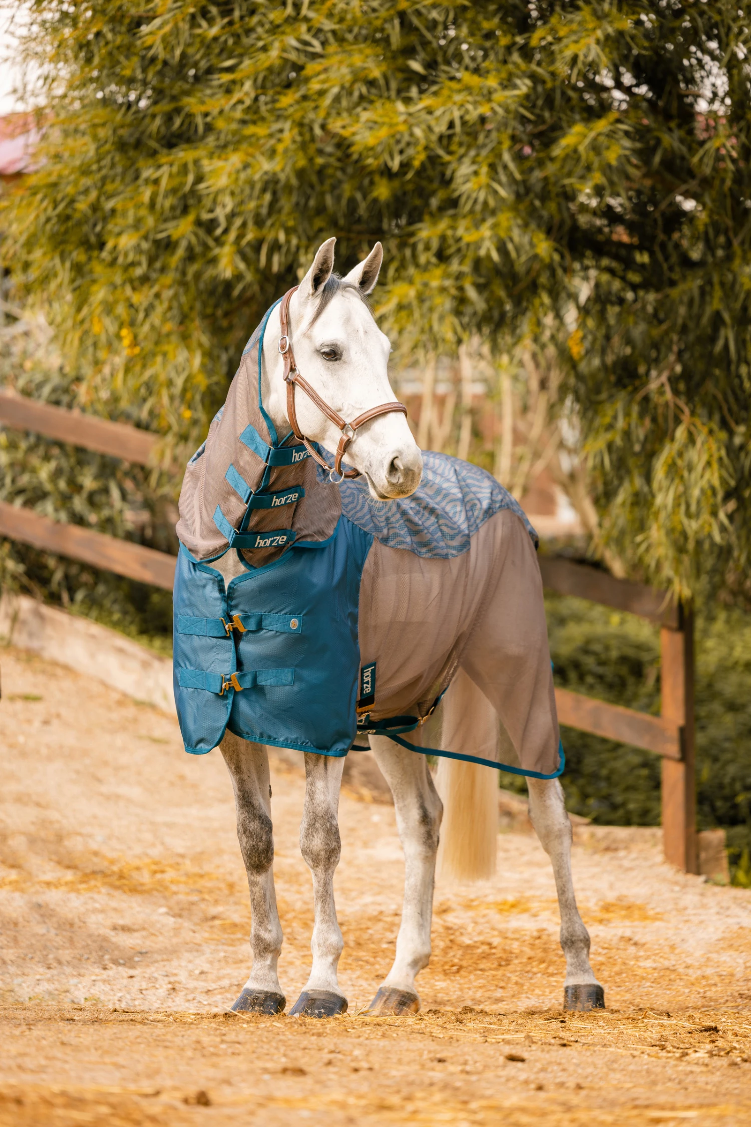 Horze Kenya Leichte Mesh Weidedecke Mit Abnehmbarem Halsteil 15 Horze Kenya Leichte Mesh Weidedecke Mit Abnehmbarem Halsteil – Bild 15