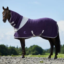 Horze Turin Fleece-Abschwitzdecke Mit Halsteil -Cavallo Verkäufe 24658 PU 1
