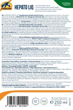 Cavalor Hepato Liq, 250 Ml -Cavallo Verkäufe 25569 3 1