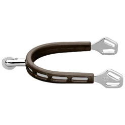 Sprenger Ultra Fit Brown Grip Sporen, Mit Sporenrad #6