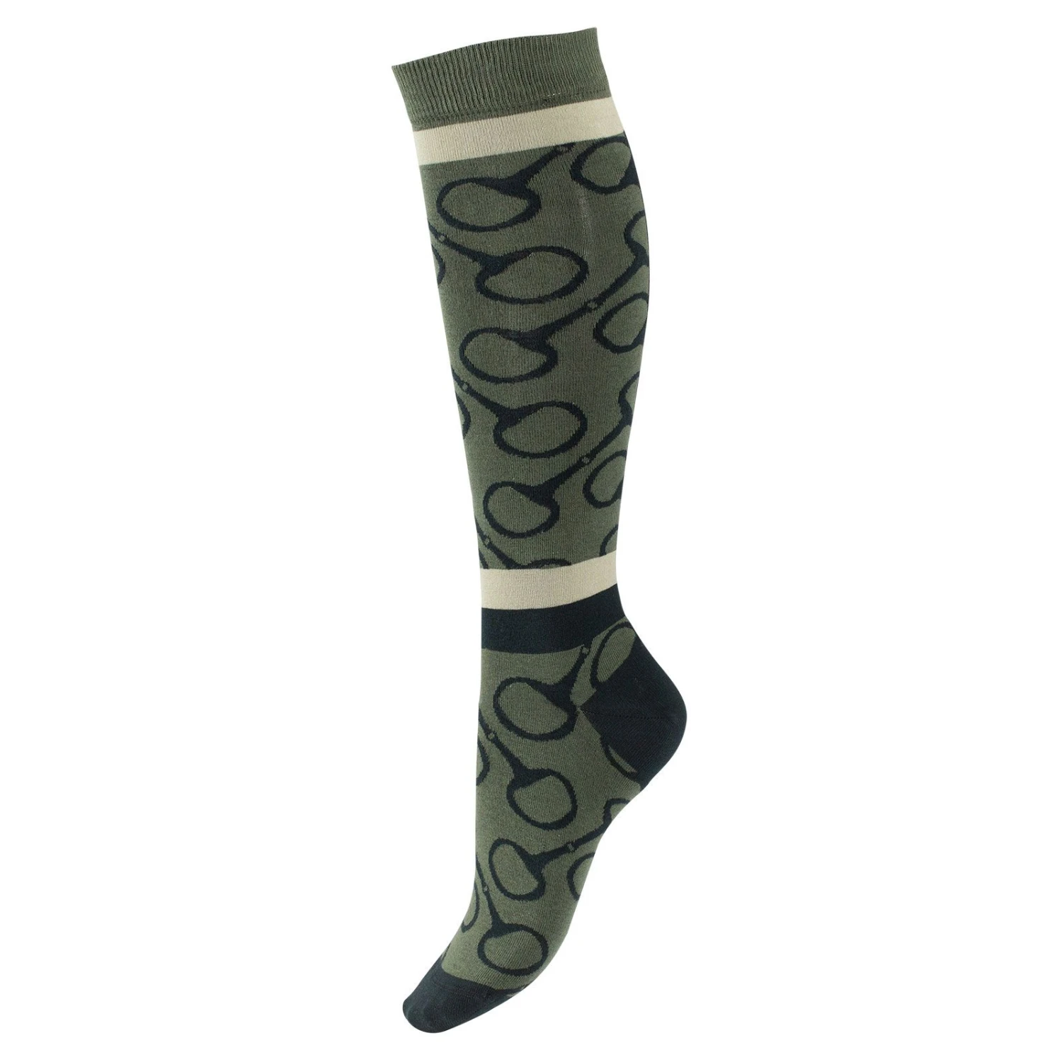 Horze Jacquard Strick-Reitsocken 1 Horze Jacquard Strick-Reitsocken