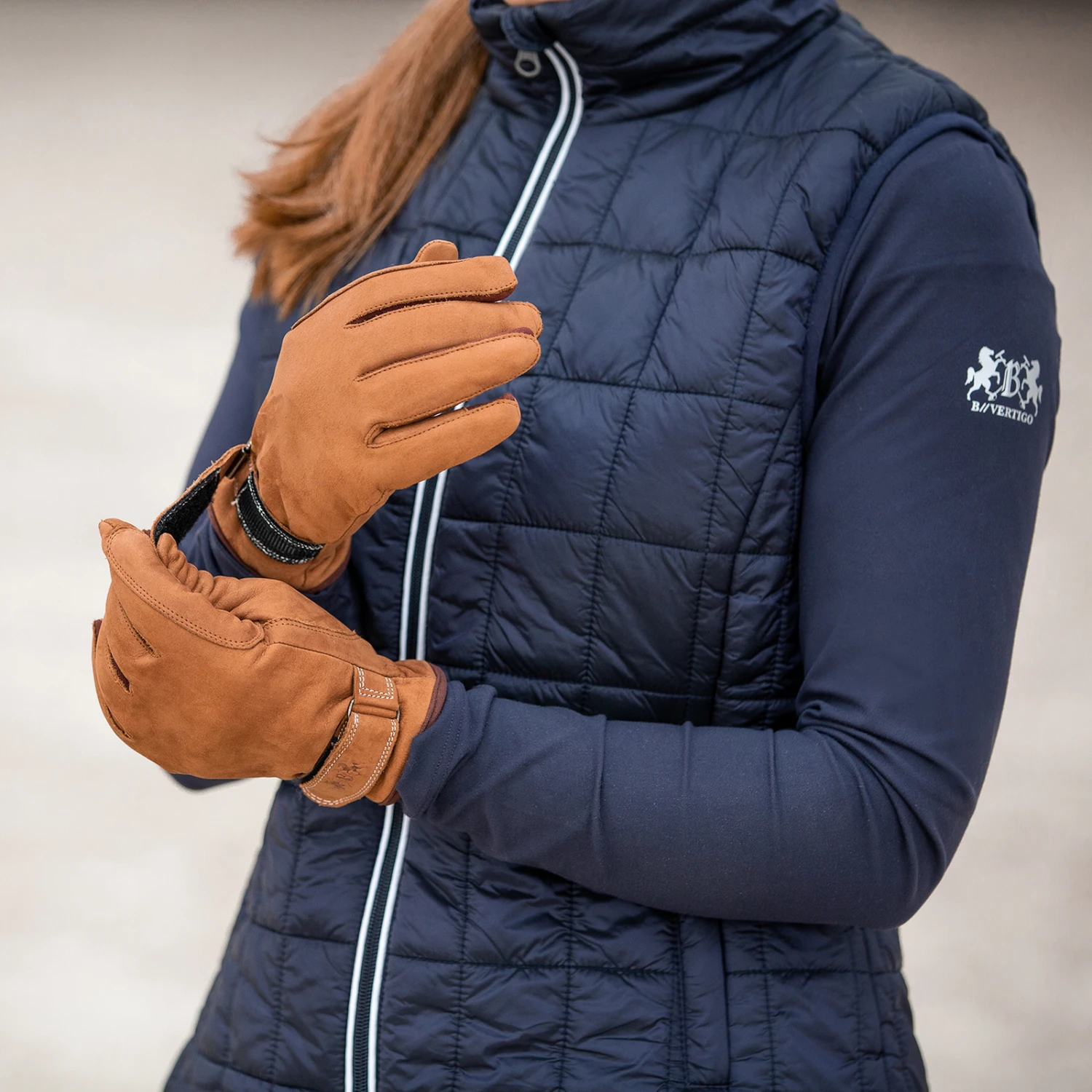 B Vertigo Thermo Leder Reithandschuhe 12 B Vertigo Thermo Leder Reithandschuhe – Bild 12