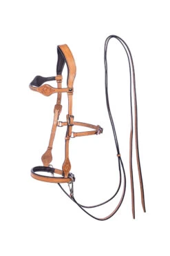 FRA Dandy Sidepull (System 3) Leather, W/ Leather Clip Reins -Cavallo Verkäufe 322950 NAT 1