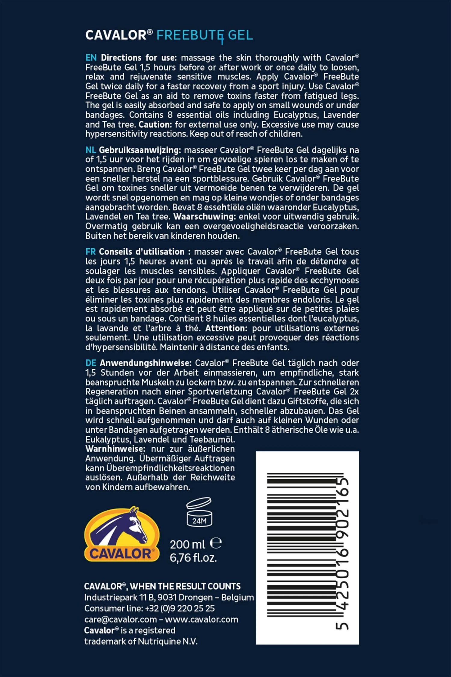 Cavalor Freebute Gel 200 Ml 2 Cavalor Freebute Gel 200 Ml – Bild 2