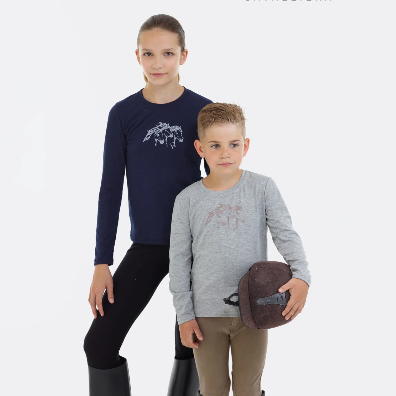 Cavalliera Ivy Sweatshirt Für Kinder Mit Langen Ärmeln 2 Cavalliera Ivy Sweatshirt Für Kinder Mit Langen Ärmeln – Bild 2