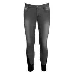 Harry's Horse Liciano Reithose Mit Vollbesatz Für Kinder In Denim-Look