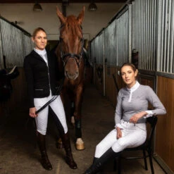 Cavalliera Universe Langärmeliges Turniershirt 5 Cavalliera Universe Langärmeliges Turniershirt -Cavallo Verkäufe 332354 WH BL 3