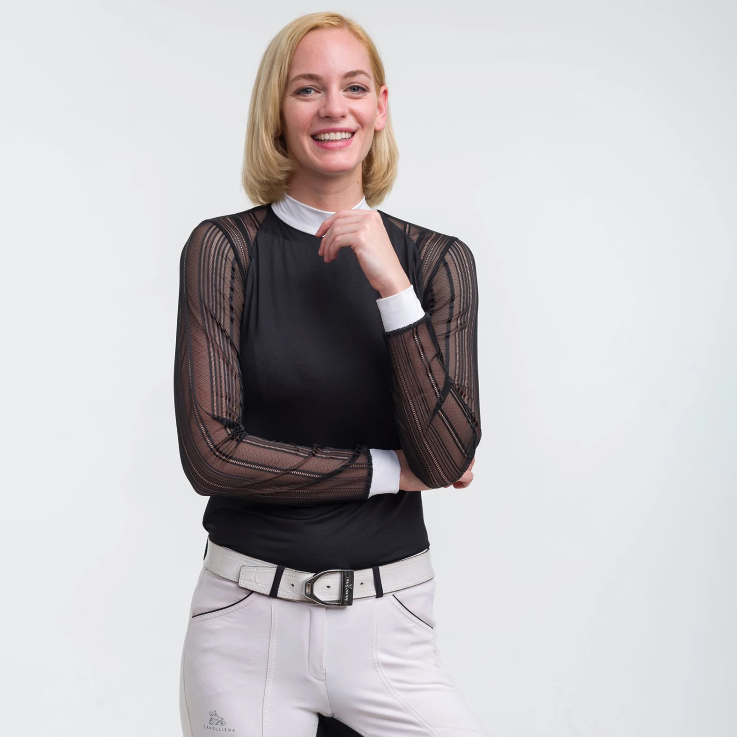 Cavalliera Contessa Damen Langarm Turniershirt 1 Cavalliera Contessa Damen Langarm Turniershirt