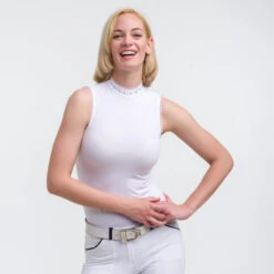 Cavalliera Crystal Turniershirt, ärmellos 7 Cavalliera Crystal Turniershirt, ärmellos -Cavallo Verkäufe 333727 WH 1