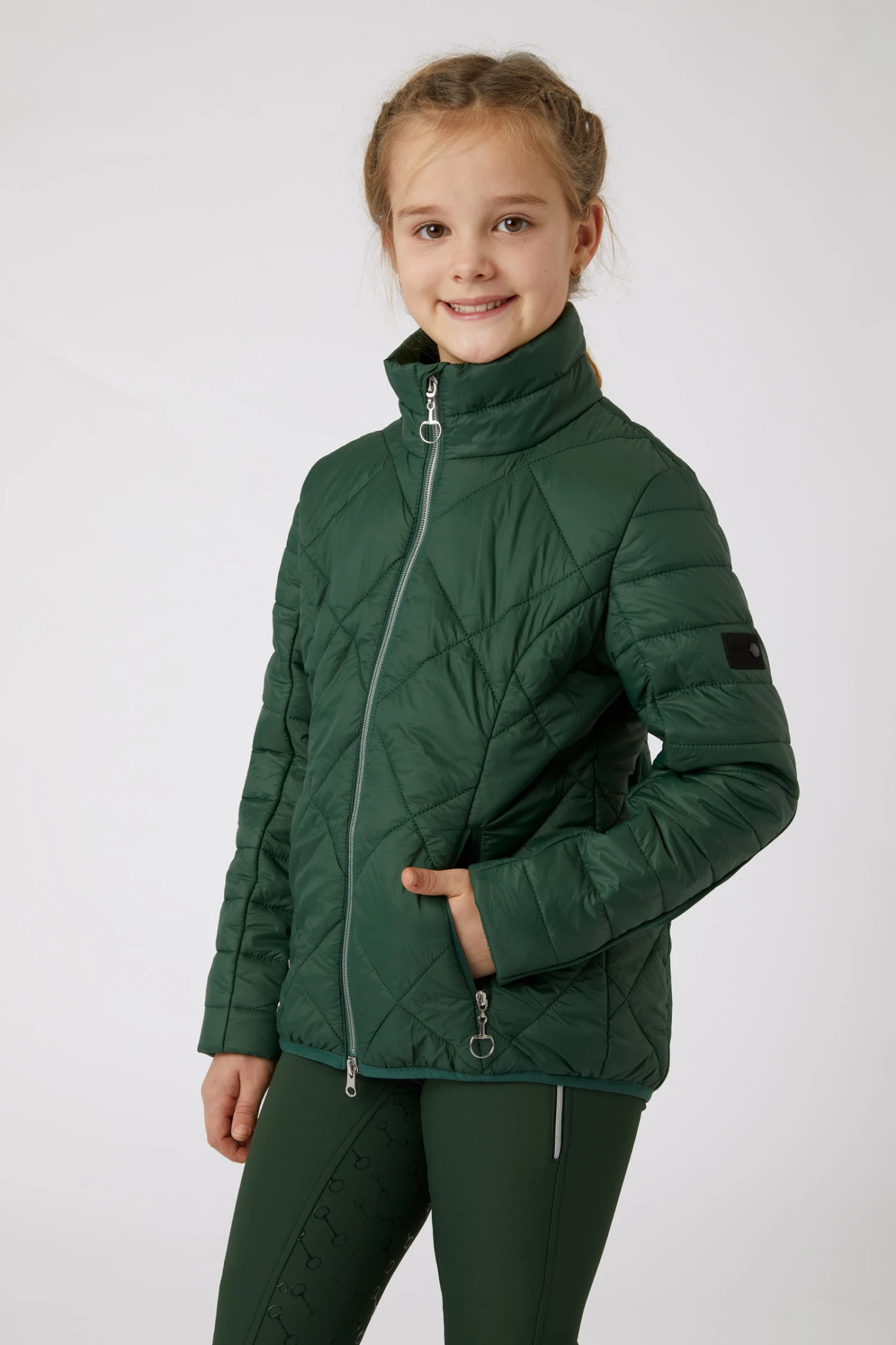 Horze Elena Leichte, Gefütterte Kinderreitjacke 3 Horze Elena Leichte, Gefütterte Kinderreitjacke – Bild 3