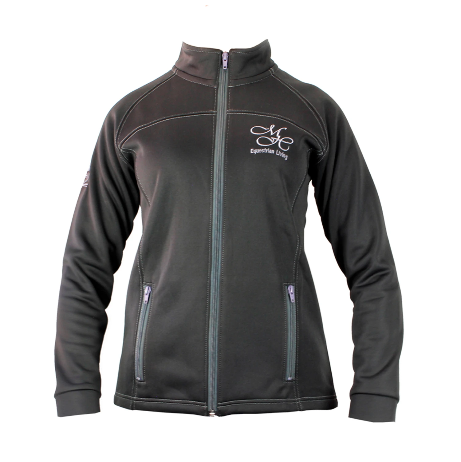 Mink Horse Damen Sweatshirt-Jacke 1 Mink Horse Damen Sweatshirt-Jacke