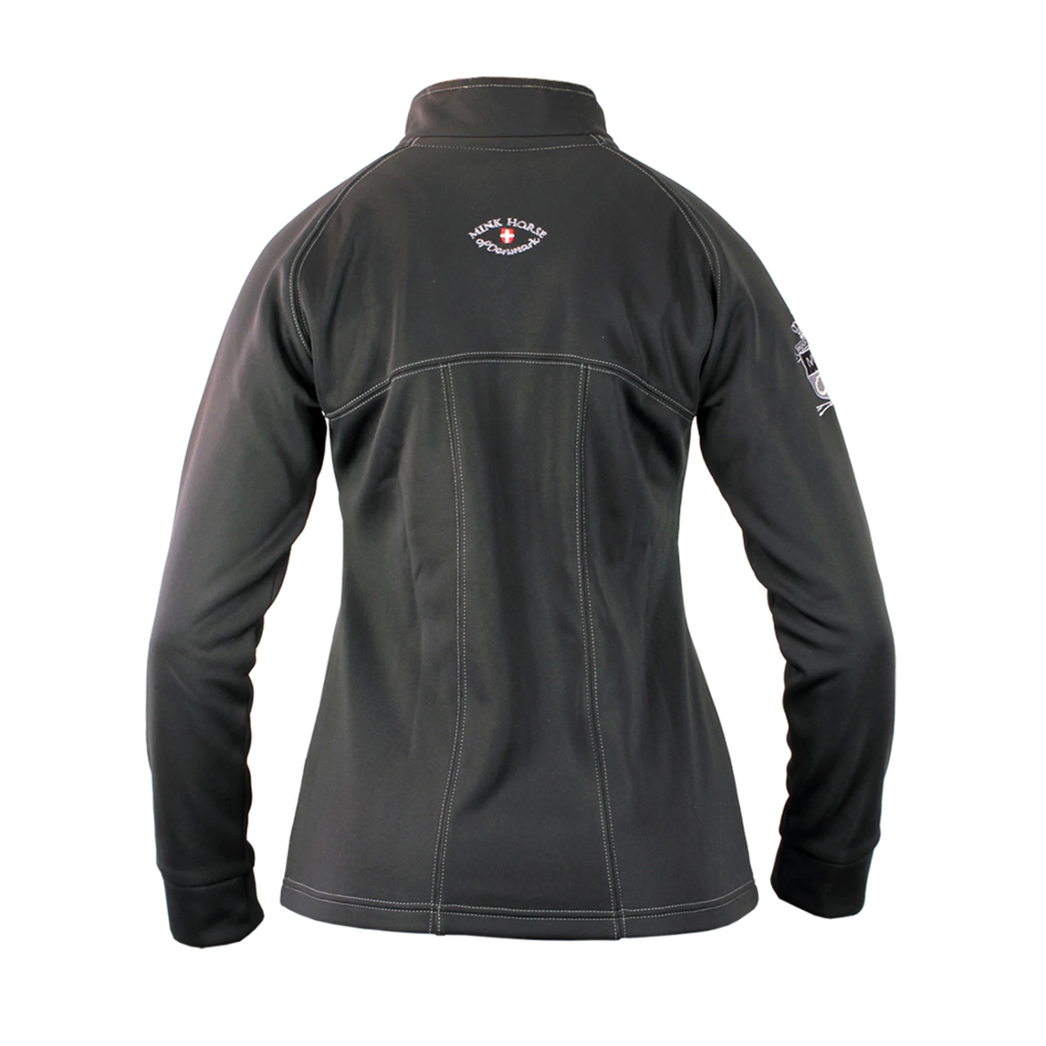 Mink Horse Damen Sweatshirt-Jacke 3 Mink Horse Damen Sweatshirt-Jacke – Bild 3