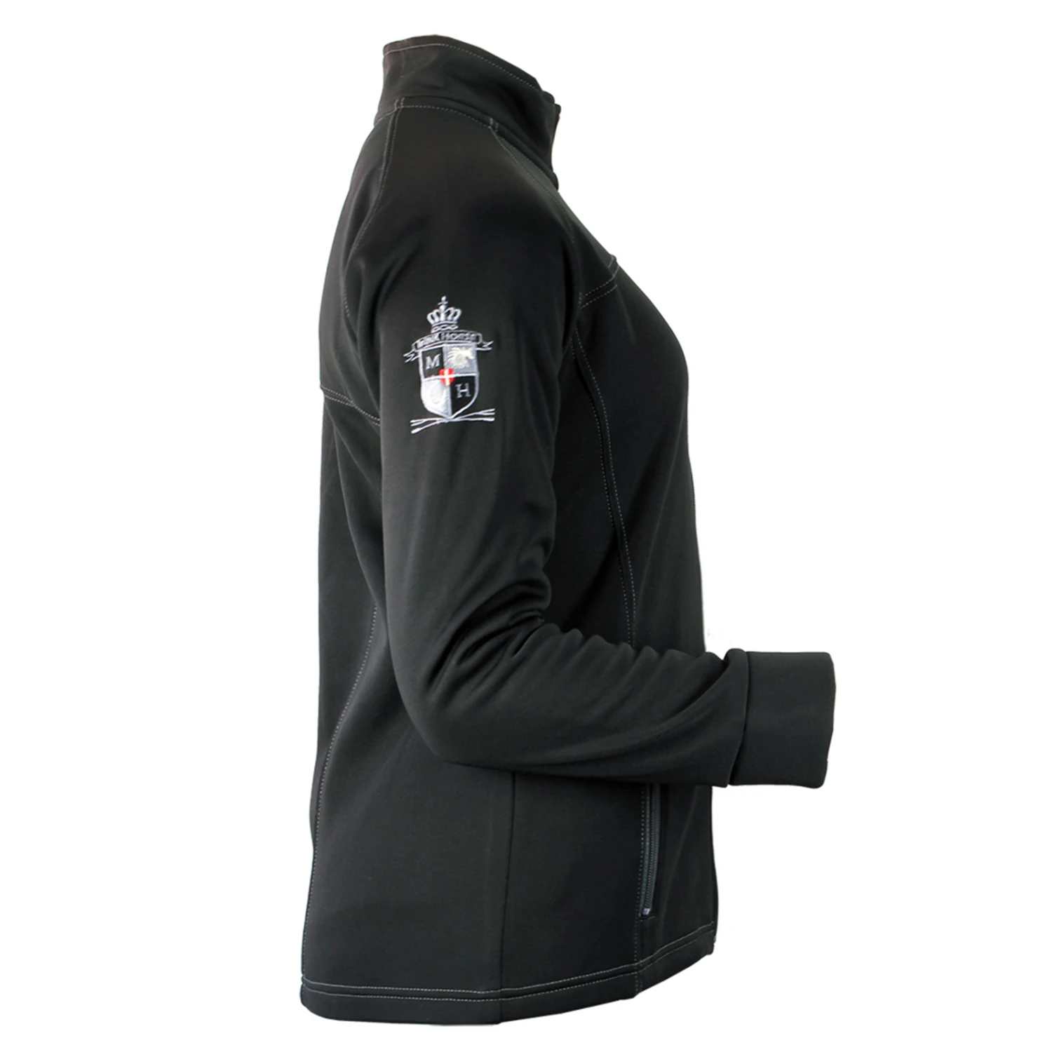 Mink Horse Damen Sweatshirt-Jacke 4 Mink Horse Damen Sweatshirt-Jacke – Bild 4