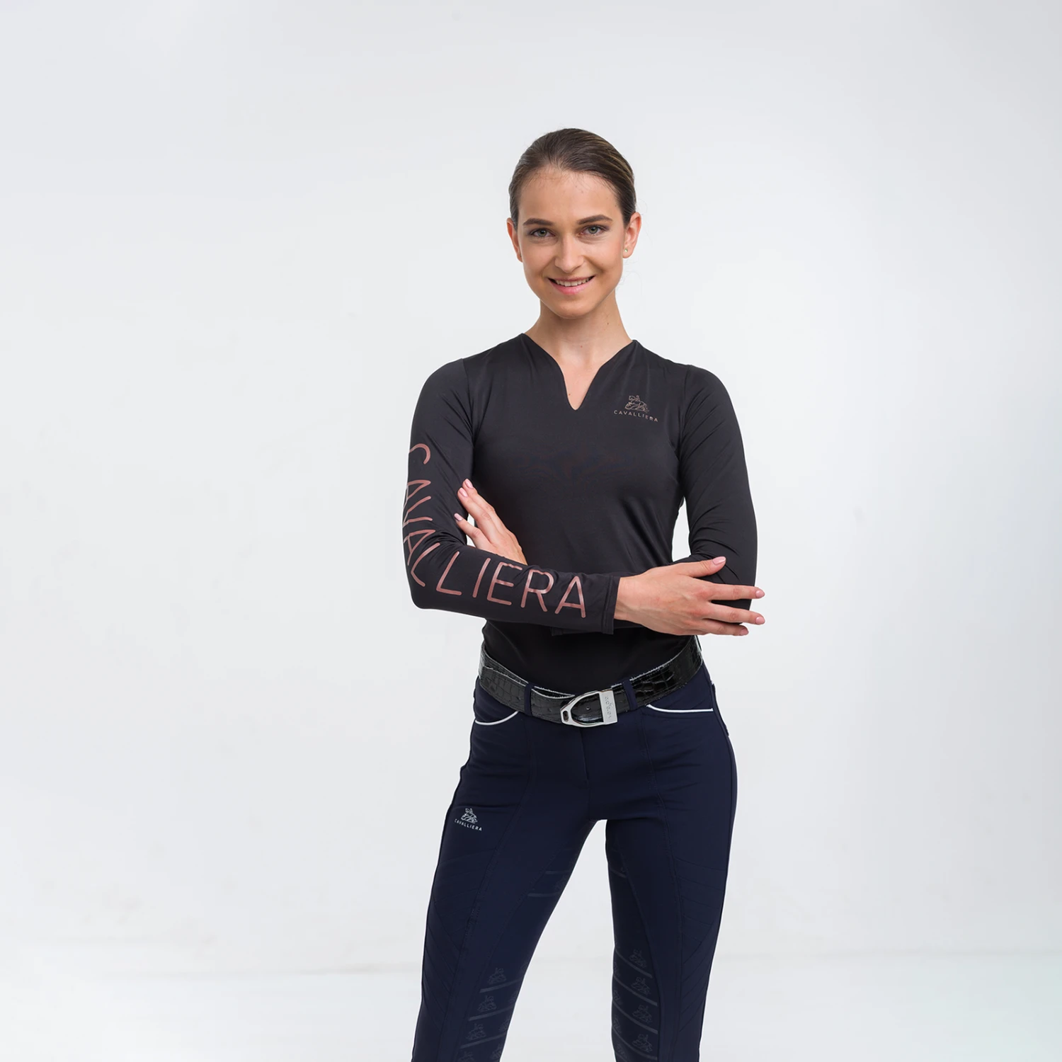 Cavalliera Rose Gold Top, Langärmelig 2 Cavalliera Rose Gold Top, Langärmelig – Bild 2