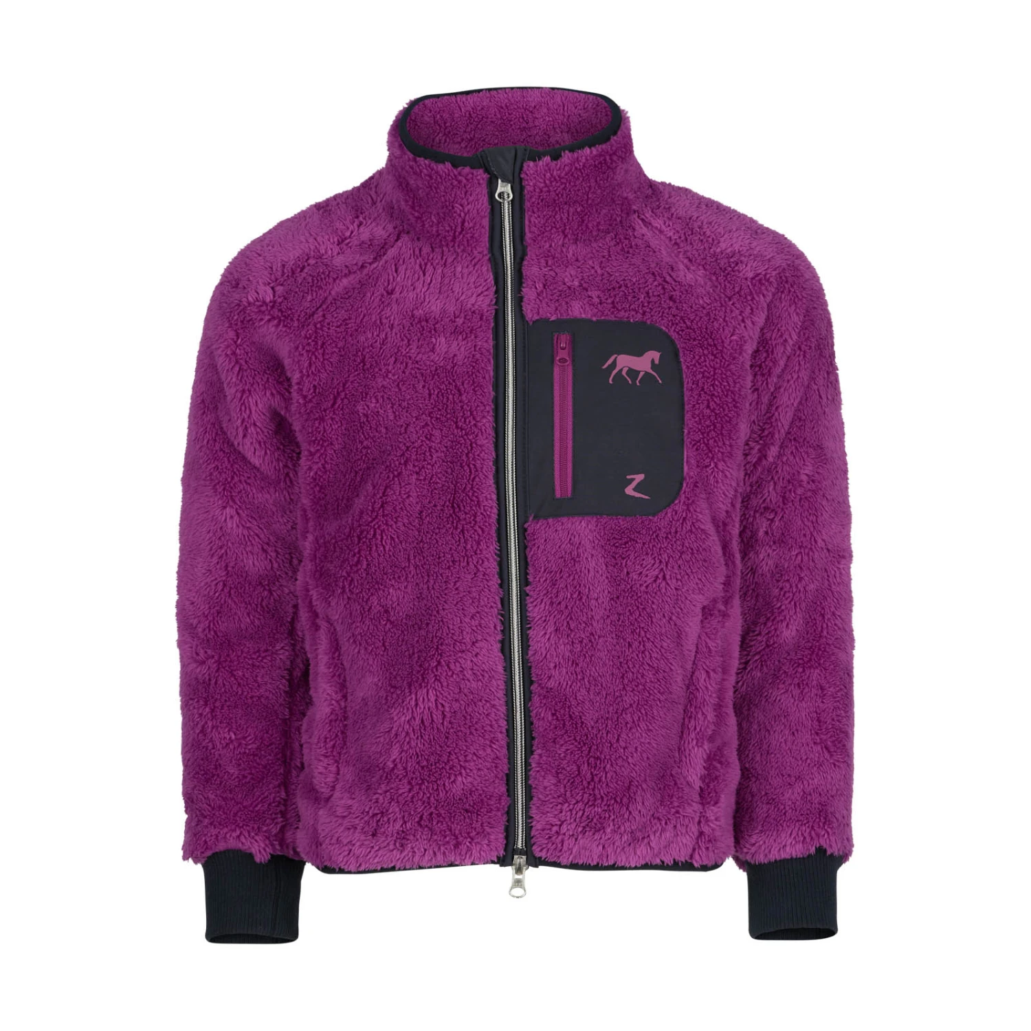 Horze Landry Kinder Fleece Reitjacke 1 Horze Landry Kinder Fleece Reitjacke