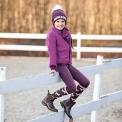 Horze Landry Kinder Fleece Reitjacke 22 Horze Landry Kinder Fleece Reitjacke -Cavallo Verkäufe 33453 ATPU 4