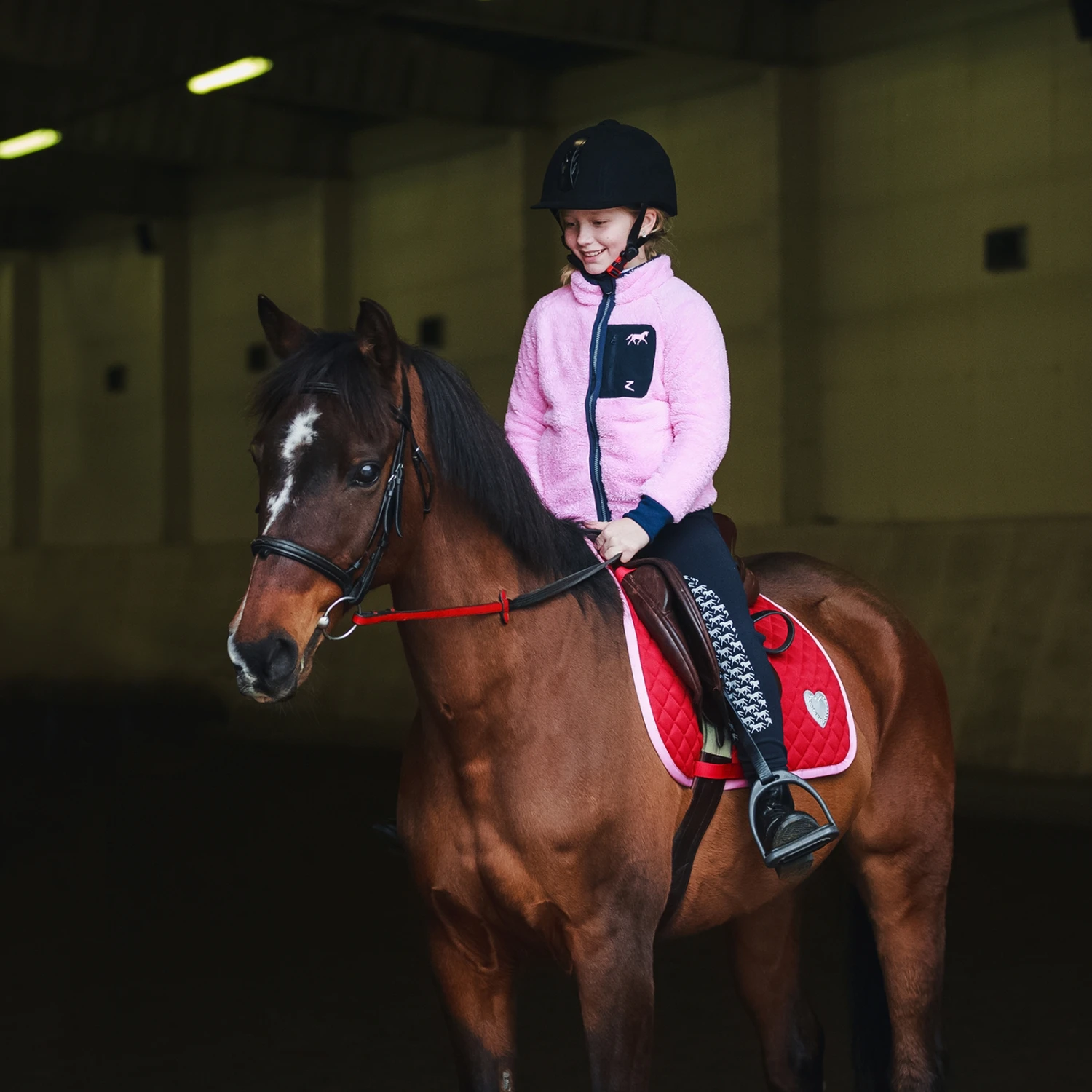 Horze Landry Kinder Fleece Reitjacke 13 Horze Landry Kinder Fleece Reitjacke – Bild 13