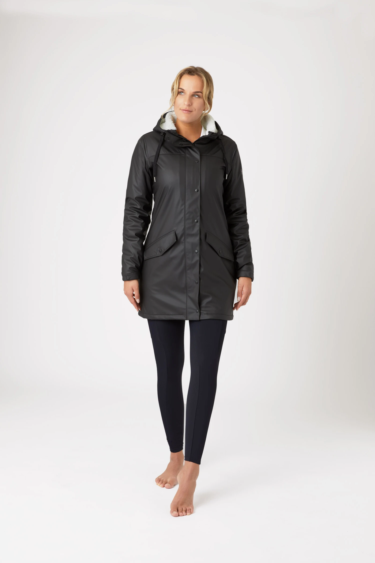 Horze Billie Damen Regenjacke Mit Fleece 3 Horze Billie Damen Regenjacke Mit Fleece – Bild 3