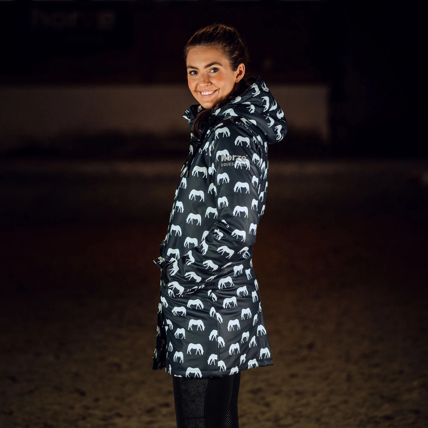 Horze Billie Damen Regenjacke Mit Fleece 15 Horze Billie Damen Regenjacke Mit Fleece – Bild 15