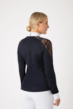 Horze Sylvie Damen Langarm-Turniershirt Mit Spitze -Cavallo Verkäufe 33530 VDB 4