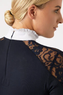 Horze Sylvie Damen Langarm-Turniershirt Mit Spitze -Cavallo Verkäufe 33530 VDB 6