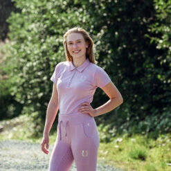 Horze Amy Damen Kurzarm-Poloshirt Mit Baumwollstretch -Cavallo Verkäufe 33536 DWPU 4