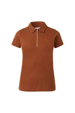Horze Amy Damen Kurzarm-Poloshirt Mit Baumwollstretch -Cavallo Verkäufe 33536 rbbr 01