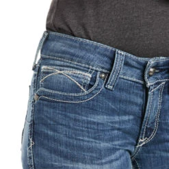 Ariat Real Stretch Icon Straight Jeans Für Damen -Cavallo Verkäufe 335371 DNB 3