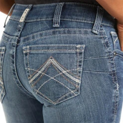 Ariat Real Stretch Icon Straight Jeans Für Damen -Cavallo Verkäufe 335371 DNB 4