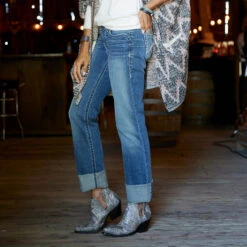 Ariat Real Stretch Icon Straight Jeans Für Damen -Cavallo Verkäufe 335371 DNB 6