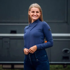 Horze Raquel Damen Trainingsshirt Mit Hohem Kragen -Cavallo Verkäufe 33540 DRB 5