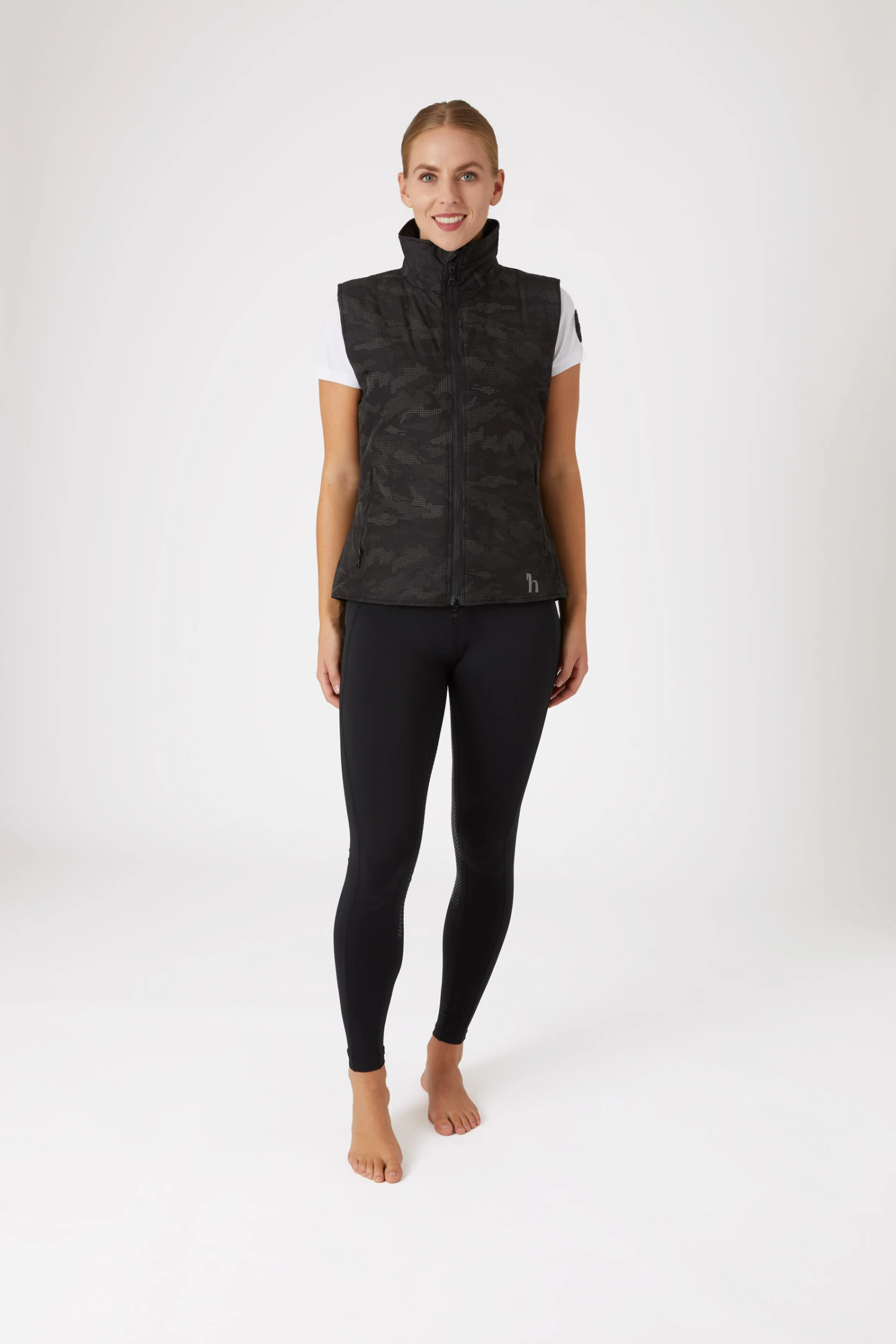 Horze Camo Luminox Reflektierende Damen Reitweste 2 Horze Camo Luminox Reflektierende Damen Reitweste – Bild 2