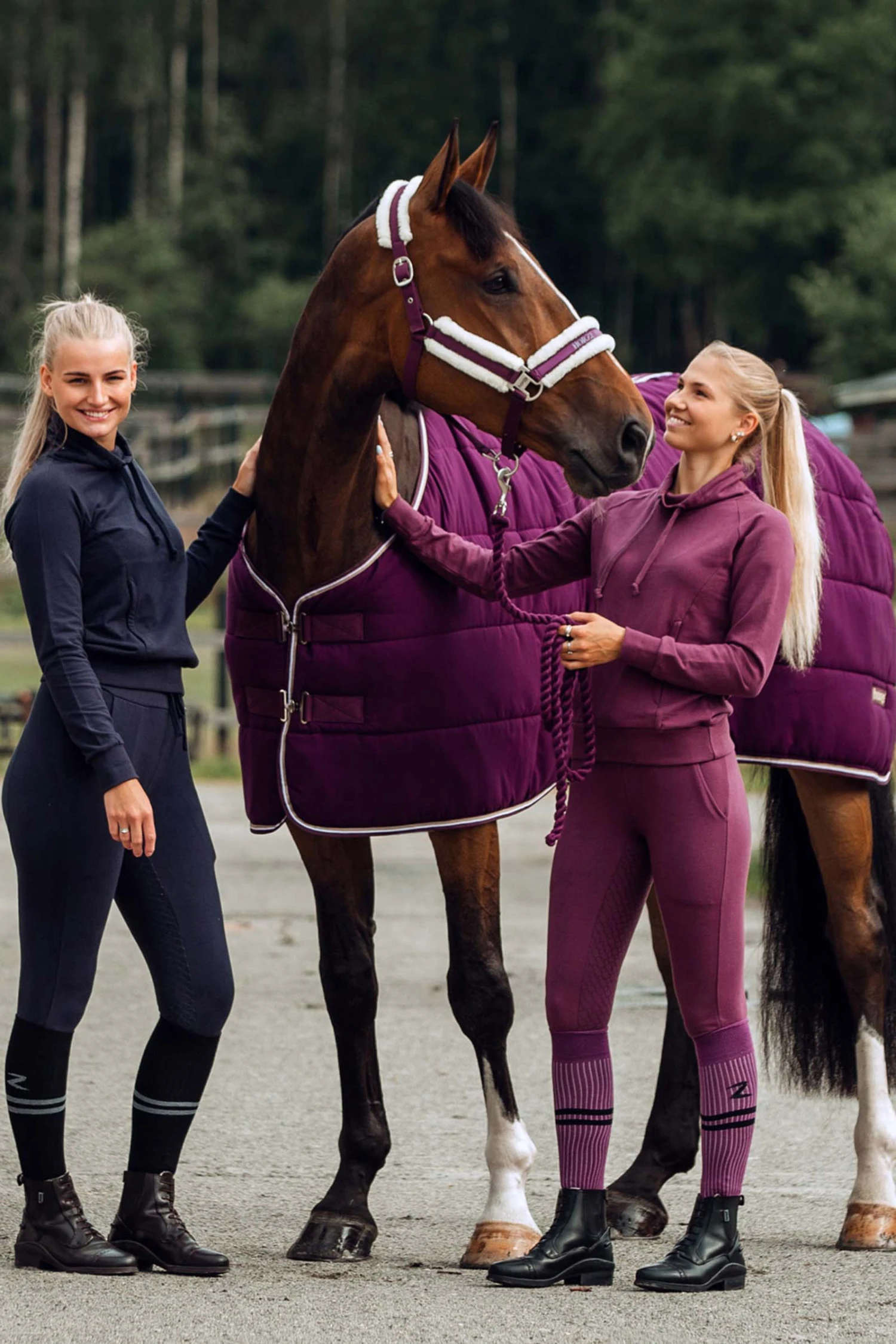 Horze Elinor Damen Sweatshirt Mit Hohem Kragen 8 Horze Elinor Damen Sweatshirt Mit Hohem Kragen – Bild 8