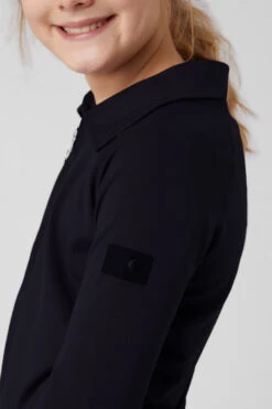 Horze Tiana Kinder Poloshirt Mit Langen Ärmeln -Cavallo Verkäufe 33576 VDB 5
