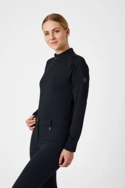 Horze Mia Damen Trainingsshirt Mit Langen Ärmeln Und Mesh-Einsätzen -Cavallo Verkäufe 33578 VDB 3
