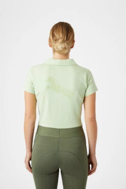 Horze Kia Damen Jersey Poloshirt Mit Rückenprint -Cavallo Verkäufe 33579 FMGR 5