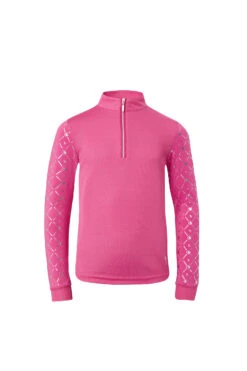 Horze Fia Kinder Trainings-/ Turniershirt Mit Langen Ärmeln