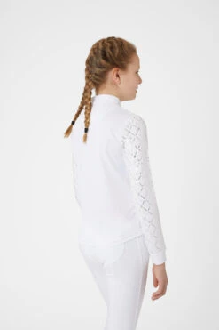 Horze Fia Kinder Trainings-/ Turniershirt Mit Langen Ärmeln -Cavallo Verkäufe 33598 WH 4