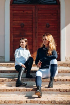 Horze Fia Kinder Trainings-/ Turniershirt Mit Langen Ärmeln -Cavallo Verkäufe 33598 WH 6