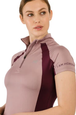Horseware Aveen Kurzarm-Funktionsshirt Mit Reißverschluss -Cavallo Verkäufe 335994 LPU 2