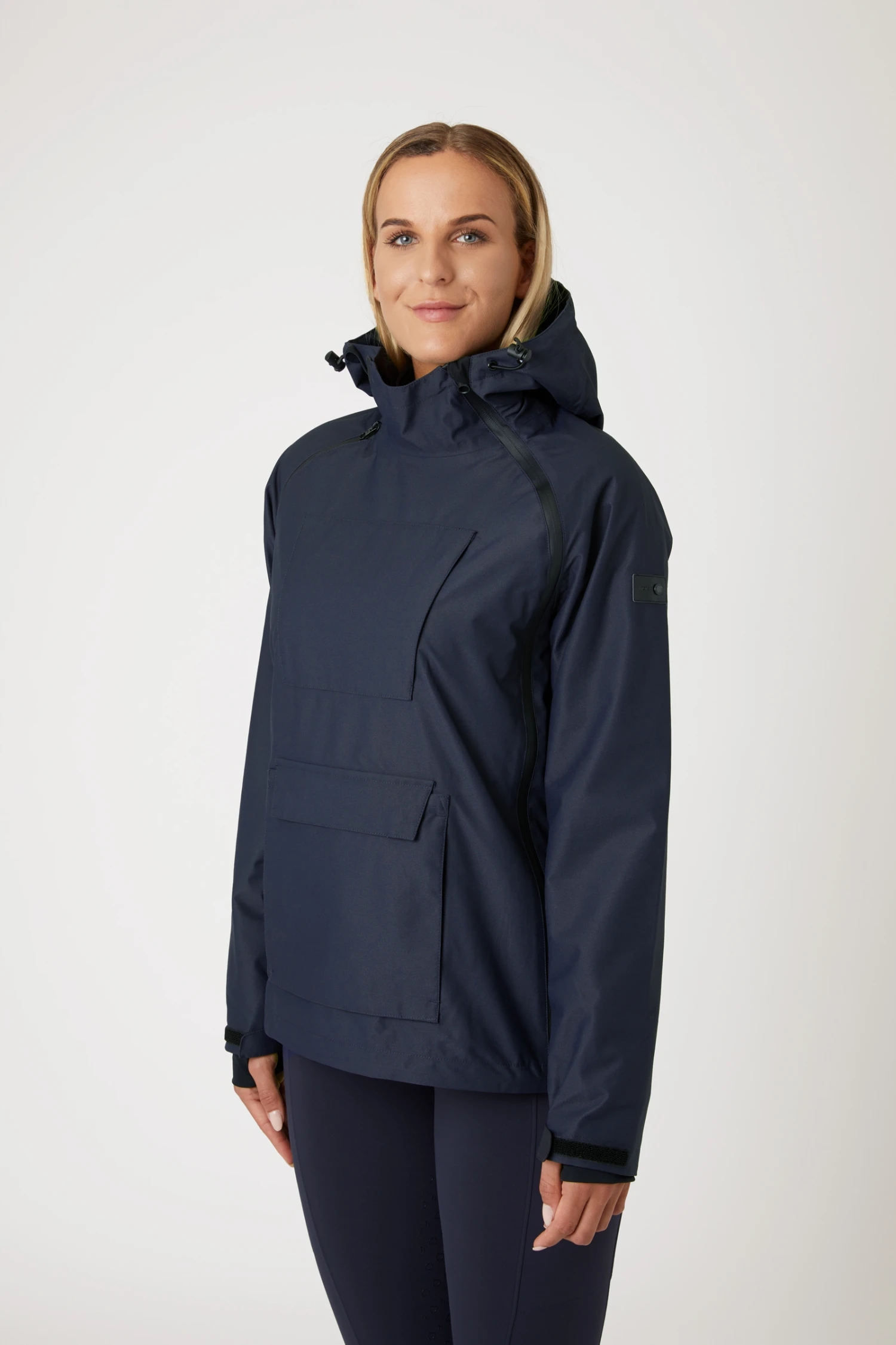 Horze Ayla Damen Regenjacke Mit Reißverschlüssen 10 Horze Ayla Damen Regenjacke Mit Reißverschlüssen – Bild 10